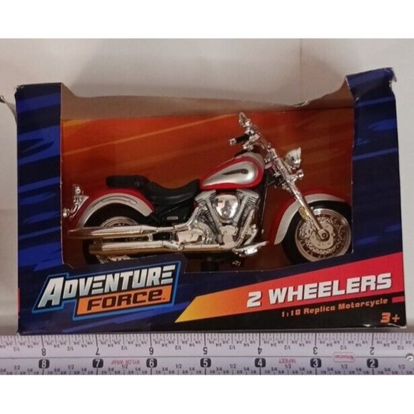 Yamaha Adventure Force Motorcycle Diecast Plastic Two Wheelers 1:18 Scale - Picture 5 of 6